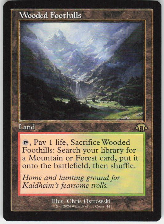 Wooded Foothills (Retro Frame) R Modern Horizons 3 441 NM