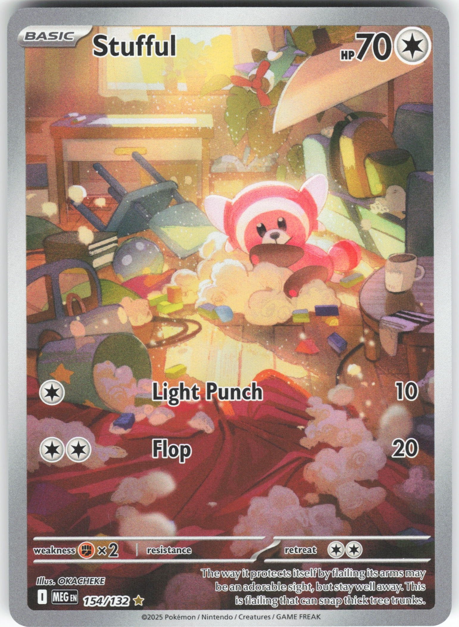 Stufful - Illustration Rare ME01: Mega Evolution 154/132 NM