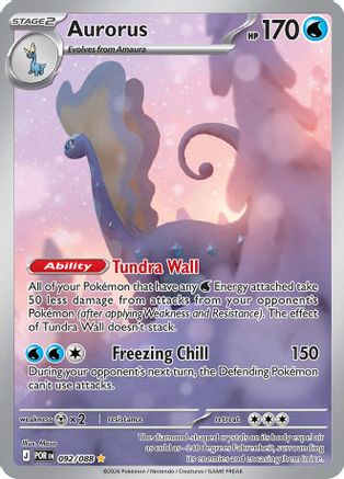 Aurorus 092/088 Illustration Rare Perfect Order Holo NM/M
