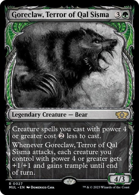 Goreclaw, Terror of Qal Sisma 27 March of the Machine: Multiverse Legends NM/M