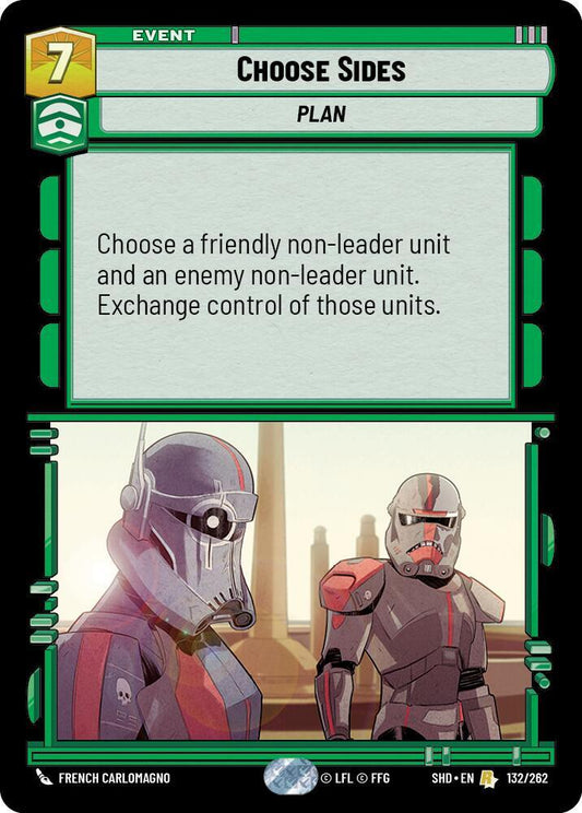 Choose Sides 132/262 Rare Shadows of the Galaxy NM/M
