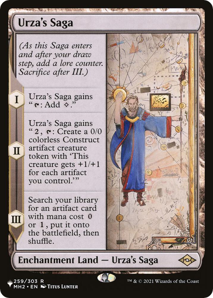 Urza's Saga 259/303 Rare The List Reprints NM/M