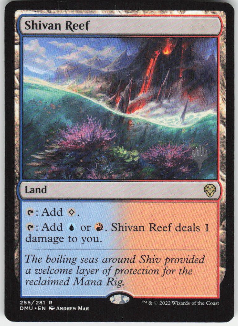 Shivan Reef R Promo Pack: Dominaria United 255 NM