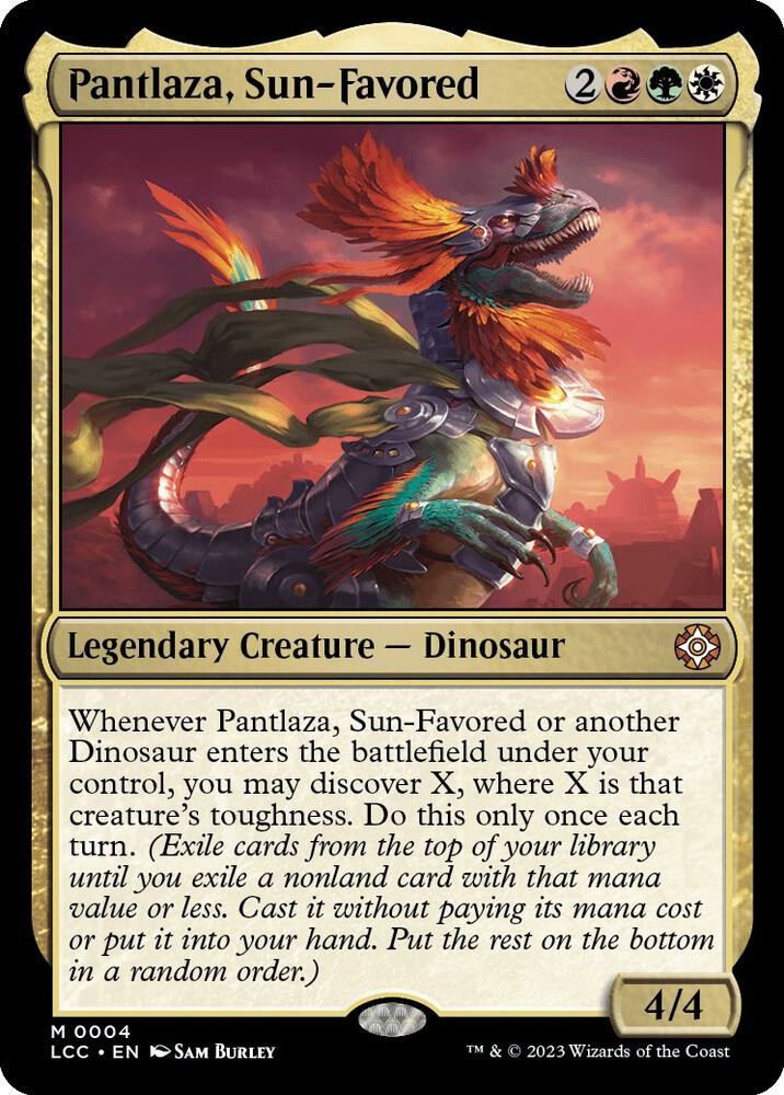 Pantlaza, Sun-Favored 4 Mythic Commander: The Lost Caverns of Ixalan Foil NM/M