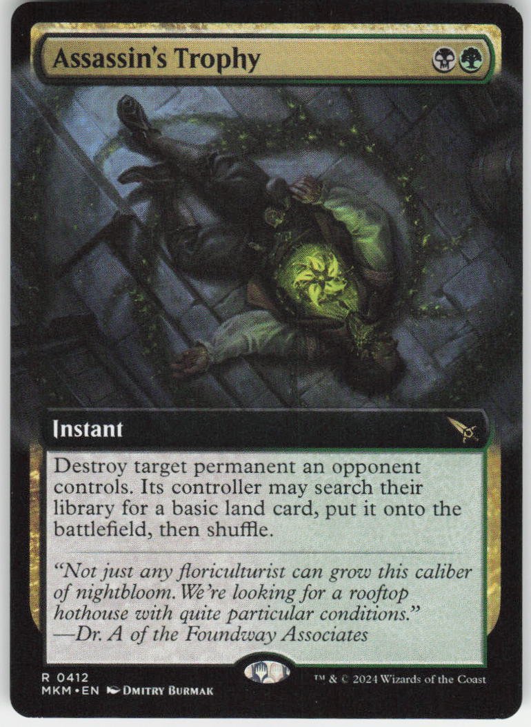 Assassin's Trophy (Extended Art) R Murders at Karlov Manor 412 NM