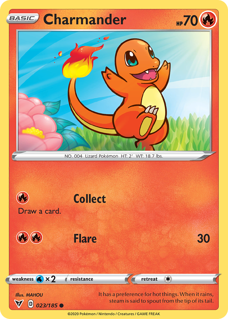 Charmander 023/185 Common Vivid Voltage NM/M