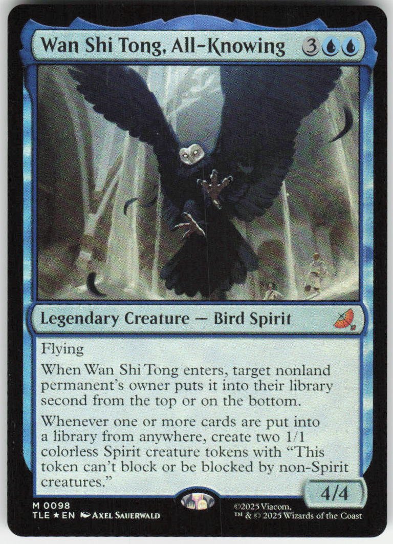 Wan Shi Tong, All-Knowing M Avatar: The Last Airbender: Eternal-Legal 98 NM
