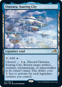 Otawara, Soaring City 271 Rare Foil Kamigawa: Neon Dynasty NM/M