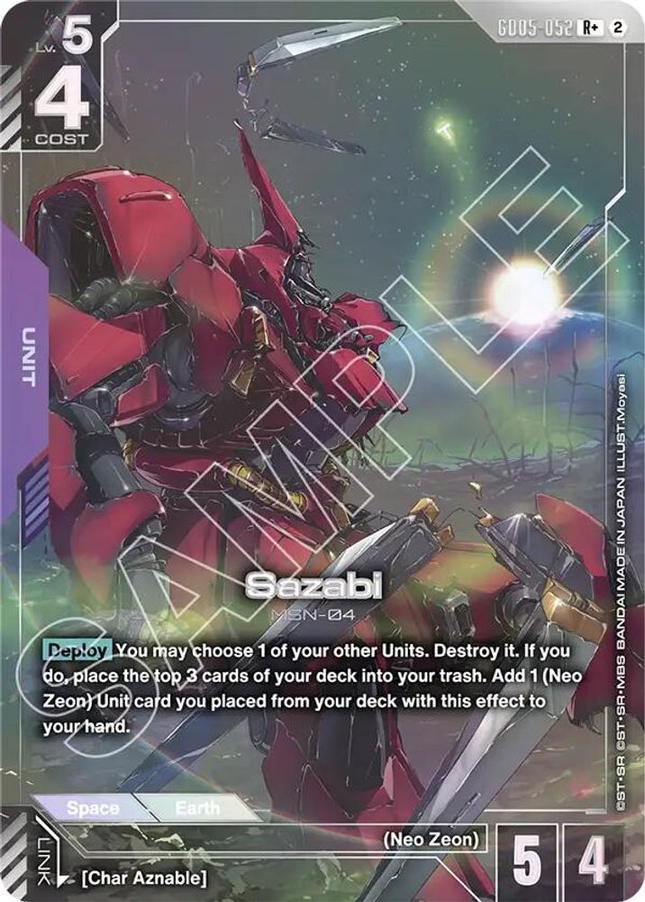 Sazabi (R+) GD05-052 R+ Freedom Ascension NM/M