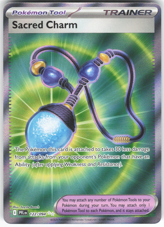 Sacred Charm - Ultra Rare ME02: Phantasmal Flames 122/094 NM