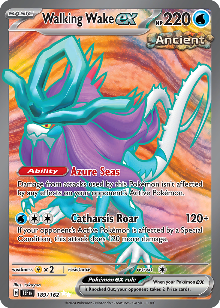 Walking Wake ex 189/162 Ultra Rare Temporal Forces NM/M