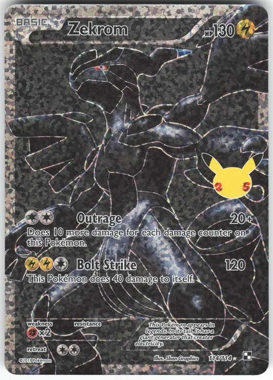 Zekrom Classic Collection Celebrations: Classic Collection 114/114 NM