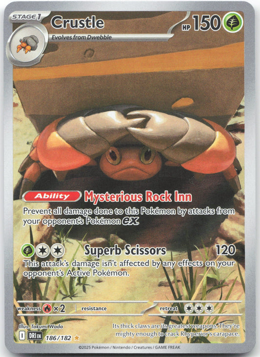 Crustle - Illustration Rare SV10: Destined Rivals 186/182 NM