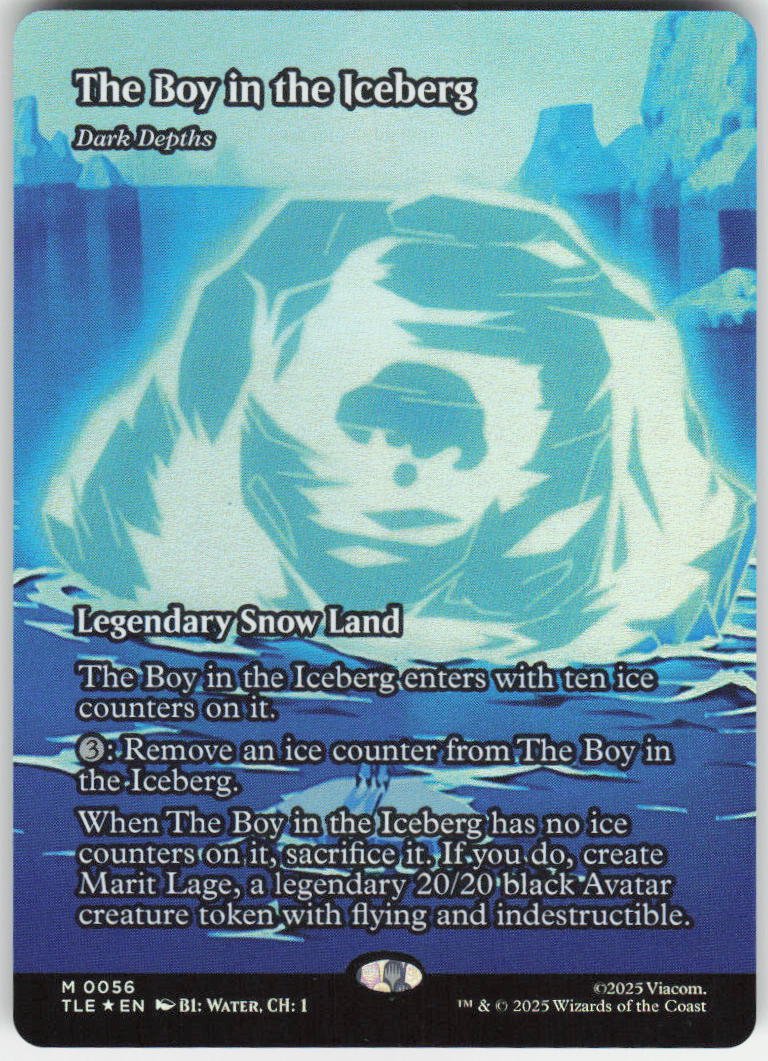 The Boy in the Iceberg - Dark Depths (Borderless Foil) M Avatar: The Last Airbender: Eternal-Legal 56 NM