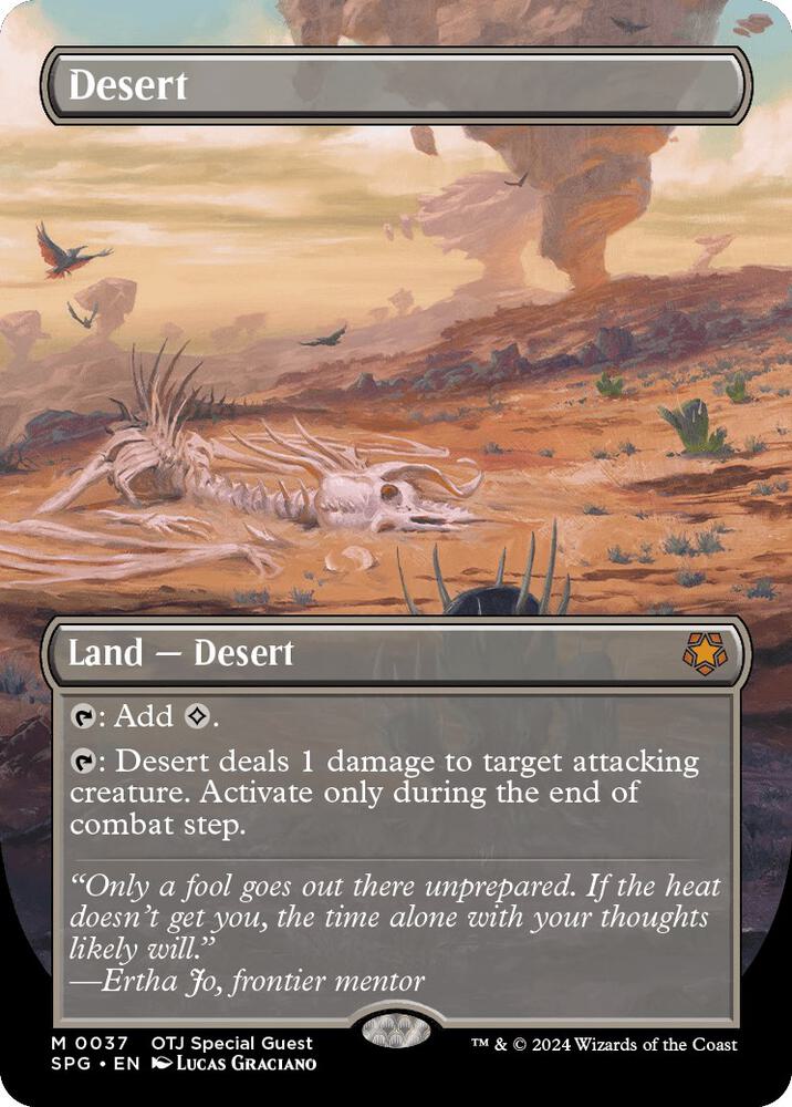 Desert (Borderless) 37 Mythic Special Guests NM/M
