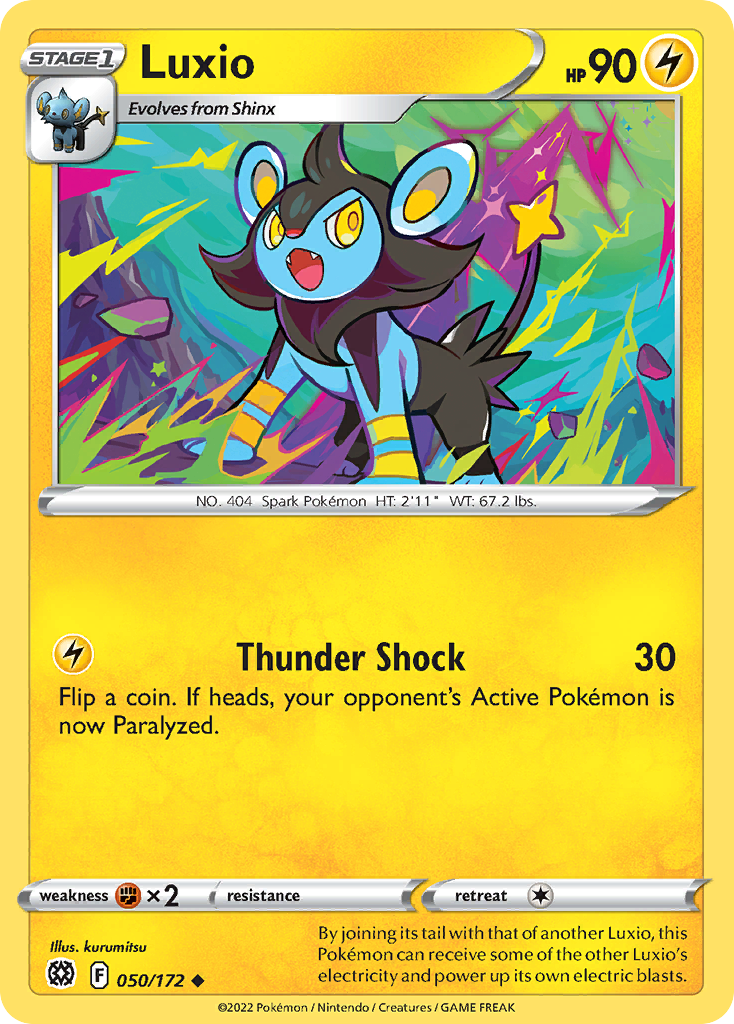 Luxio 050/172 Uncommon Brilliant Stars NM/LP