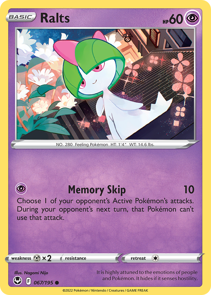 Ralts 067/195 Common Silver Tempest NM/M