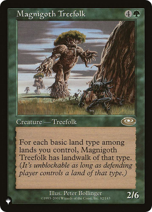 Magnigoth Treefolk 82/143 Rare The List Reprints NM/M