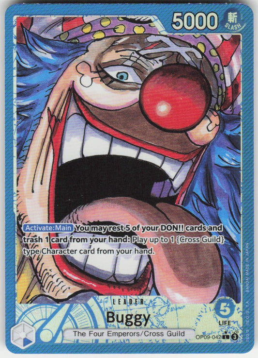 Buggy (042) (Parallel) L Emperors in the New World OP09-042 NM