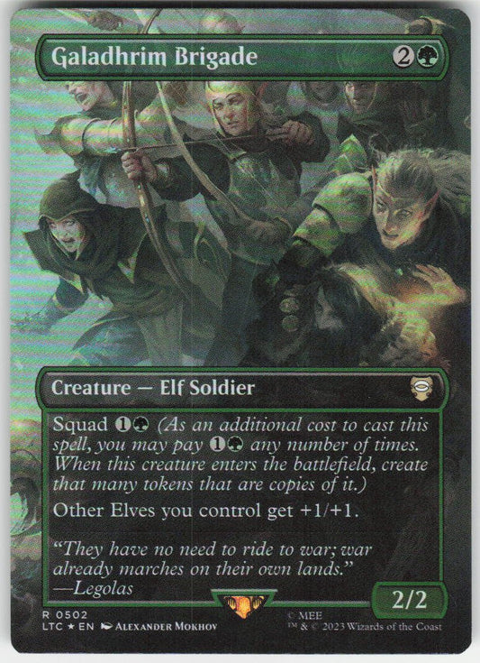 Galadhrim Brigade (Borderless) R Commander: The Lord of the Rings: Tales of Middle-earth 502 NM