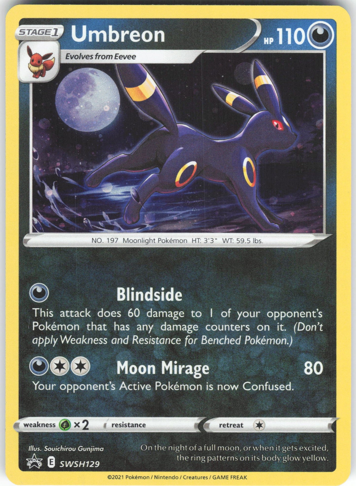 Umbreon - Promo SWSH: Sword & Shield Promo Cards SWSH129 NM
