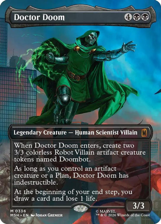 Doctor Doom (Borderless) (336) 336 Mythic Marvel Super Heroes NM/M