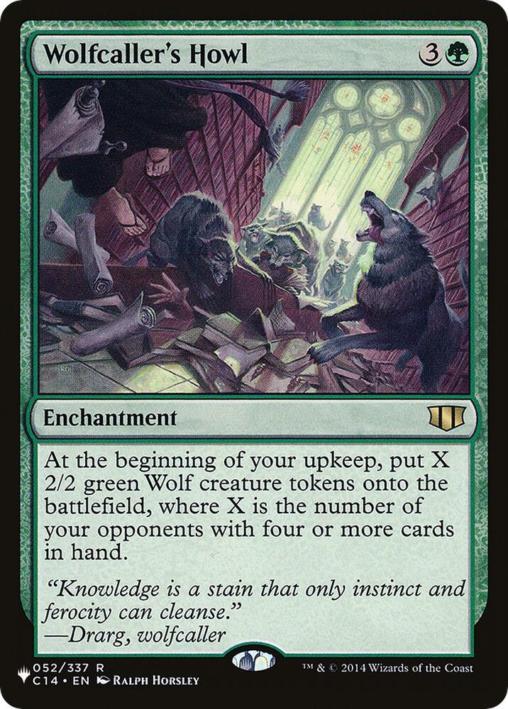 Wolfcaller's Howl 052/337 Rare The List Reprints NM/M