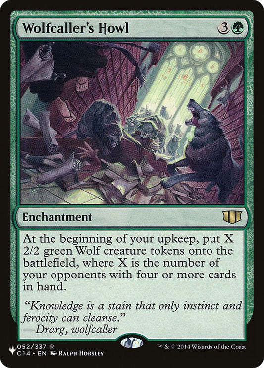 Wolfcaller's Howl 052/337 Rare The List Reprints NM/M