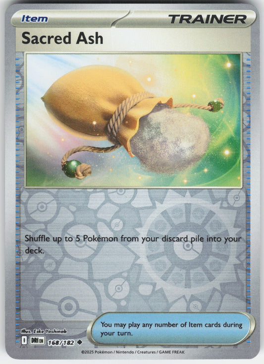 Sacred Ash Uncommon SV10: Destined Rivals 168/182 NM Rev Holo