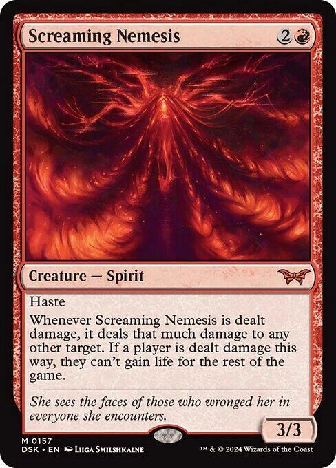 Screaming Nemesis 157 Mythic Duskmourn: House of Horror NM/M