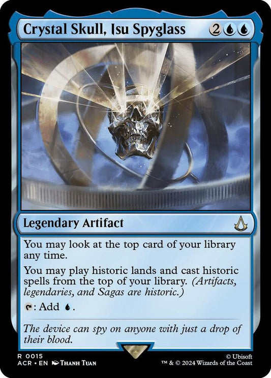 Crystal Skull, Isu Spyglass 15 Foil Rare Universes Beyond: Assassin's Creed NM/M