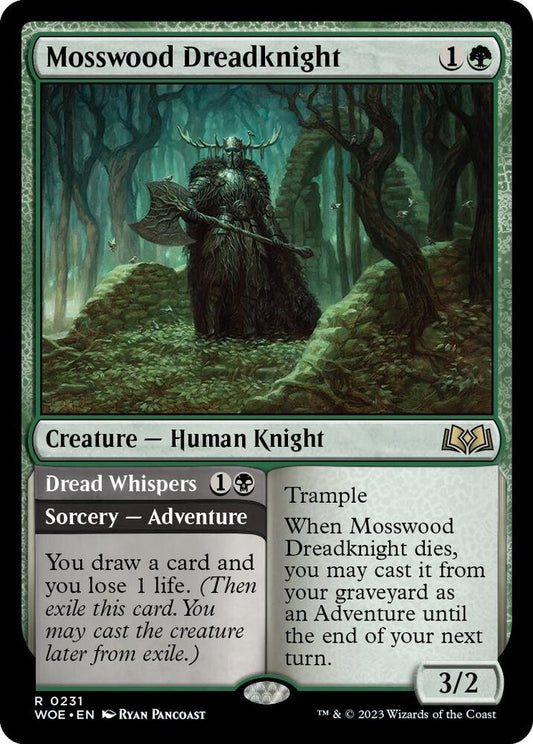 Mosswood Dreadknight 231 Rare Wilds of Eldraine NM/M