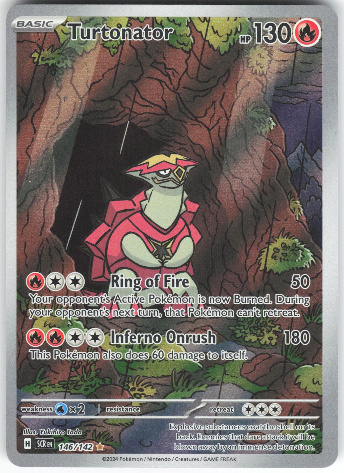 Turtonator (oc) 146/142 Illustration Rare Stellar Crown NM/M