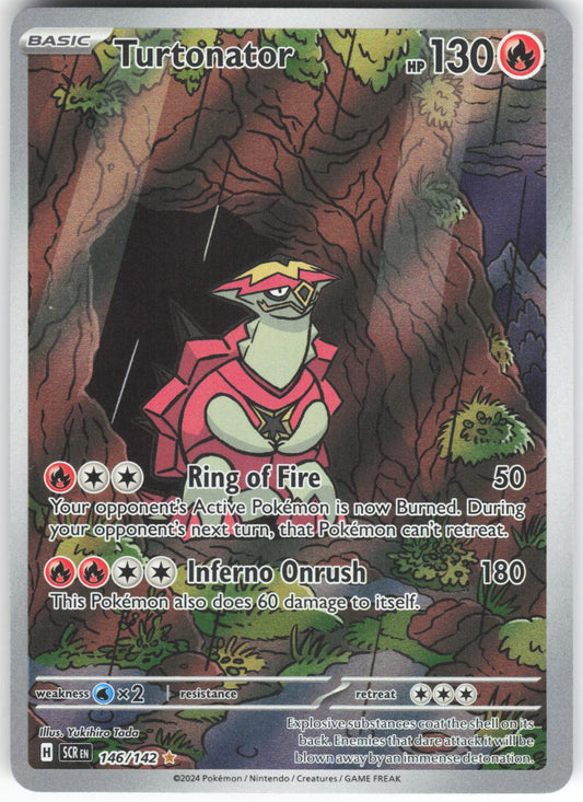 Turtonator (oc) 146/142 Illustration Rare Stellar Crown NM/M
