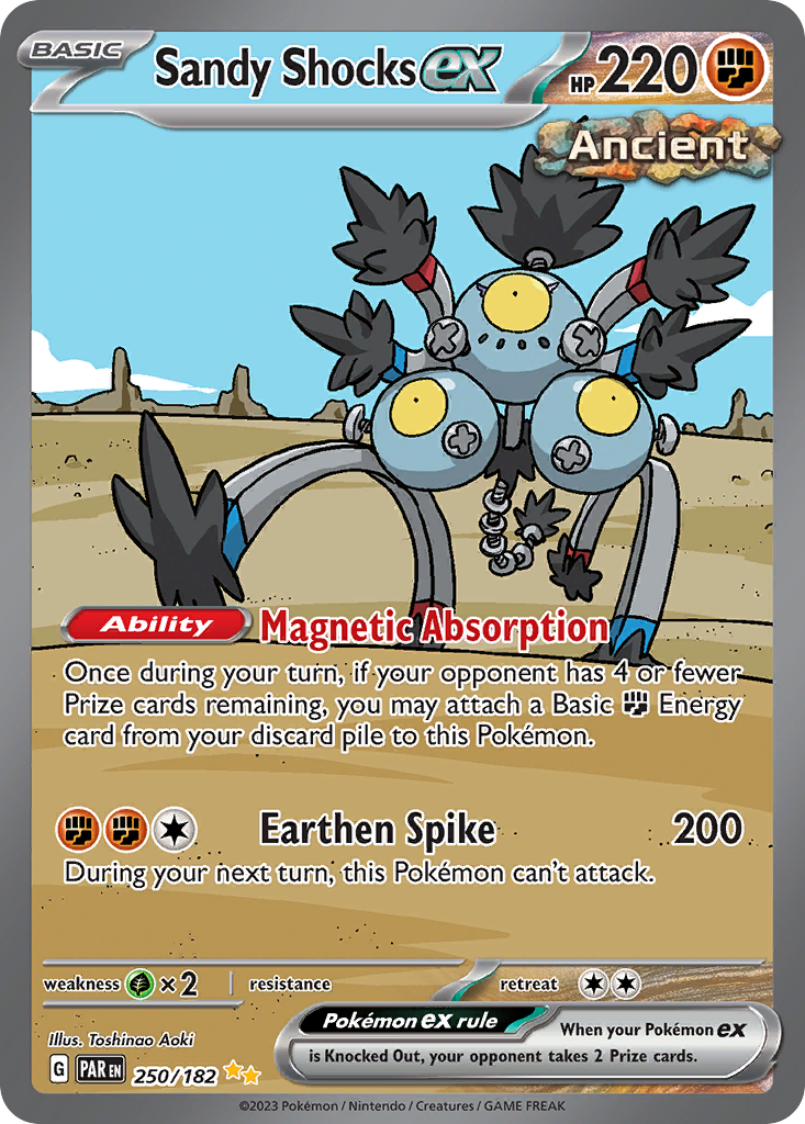 Sandy Shocks ex 250/182 Special Illustration Rare Paradox Rift NM/M
