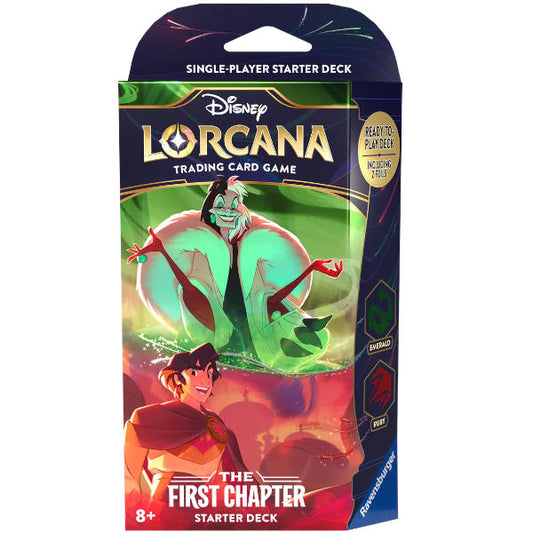 Disney Lorcana TCG | The First Chapter Starter Deck Emerald and Ruby