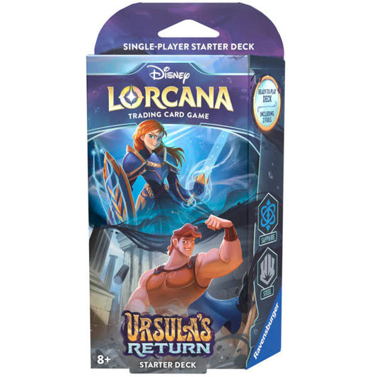 Disney Lorcana TCG | Ursula's Return Starter Deck Sapphire and Steel