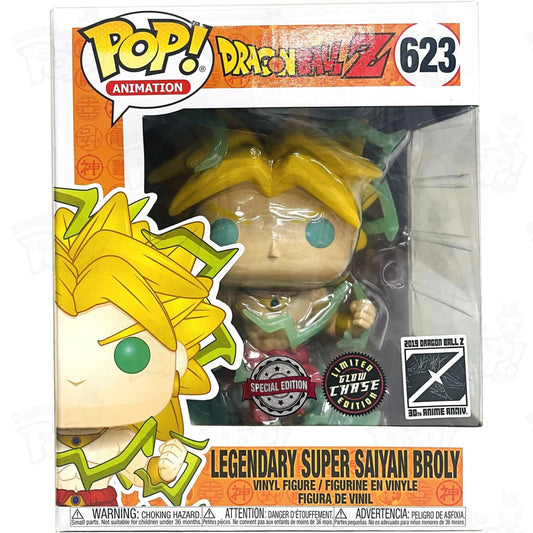 Legendary Super Saiyan Broly GLOW CHASE 6" Dragon Ball Z Pop! Vinyl Figure