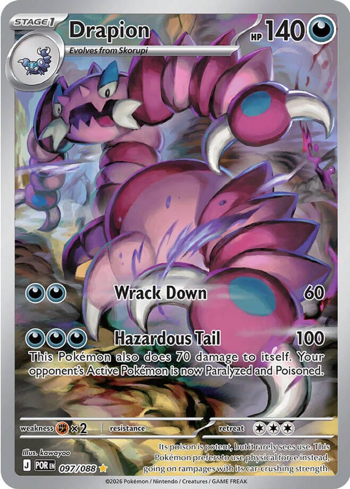 Drapion 097/088 Illustration Rare Perfect Order Holo NM/M