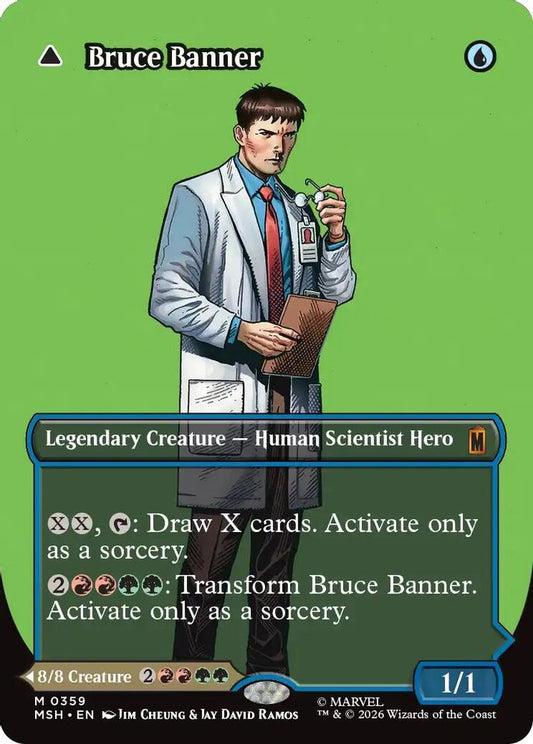Bruce Banner (Borderless) (0359) 359 Mythic Foil Marvel Super Heroes NM/M