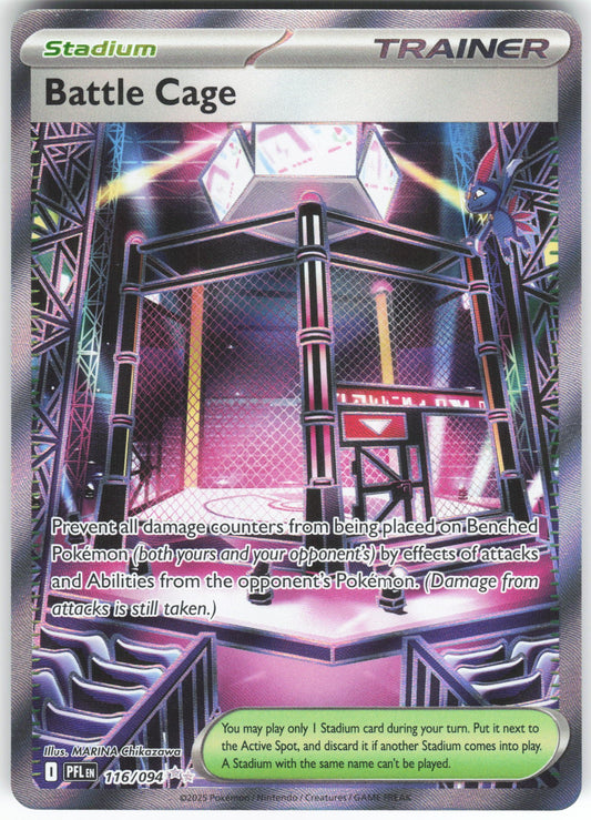 Battle Cage - Ultra Rare ME02: Phantasmal Flames 116/094 NM