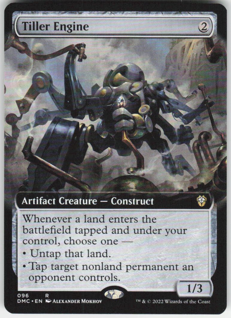 Tiller Engine (Extended Art) R Commander: Dominaria United 96 NM