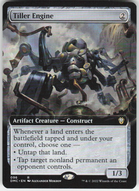 Tiller Engine (Extended Art) R Commander: Dominaria United 96 NM