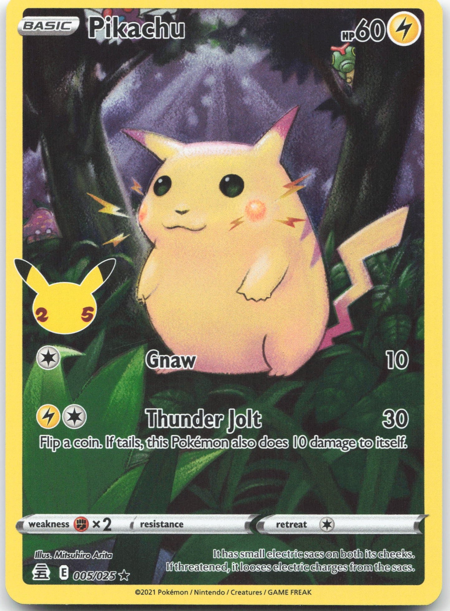 Pikachu Holo Rare Celebrations 005/025 NM