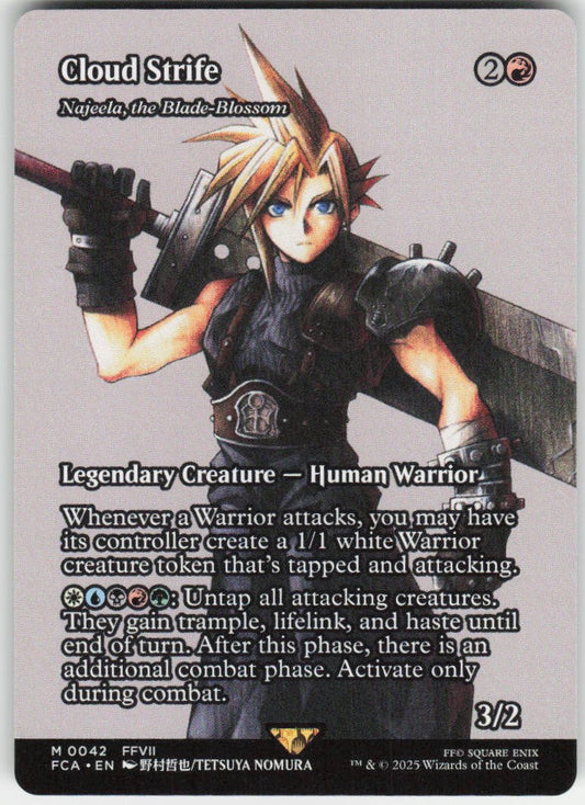 Cloud Strife - Najeela, the Blade-Blossom (Showcase) M FINAL FANTASY: Through the Ages 42 NM
