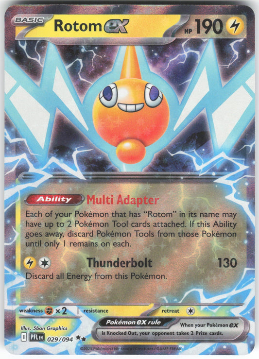 Rotom ex - Double Rare ME02: Phantasmal Flames 029/094 NM