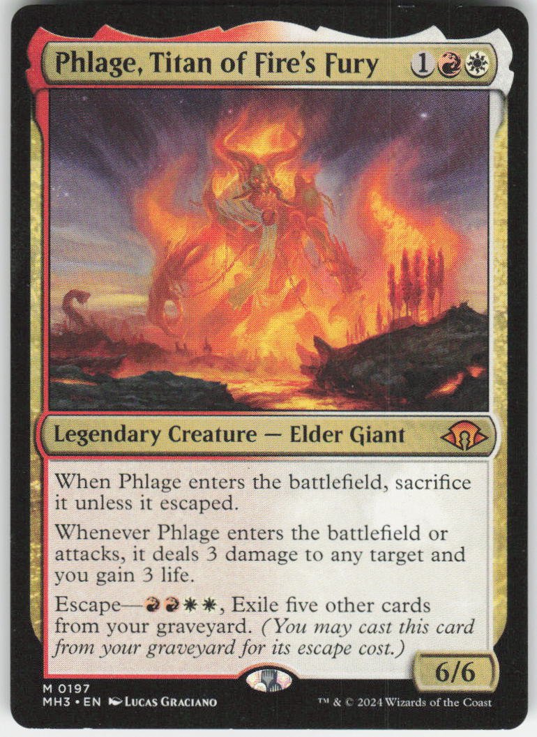 Phlage, Titan of Fire's Fury M Modern Horizons 3 197 NM