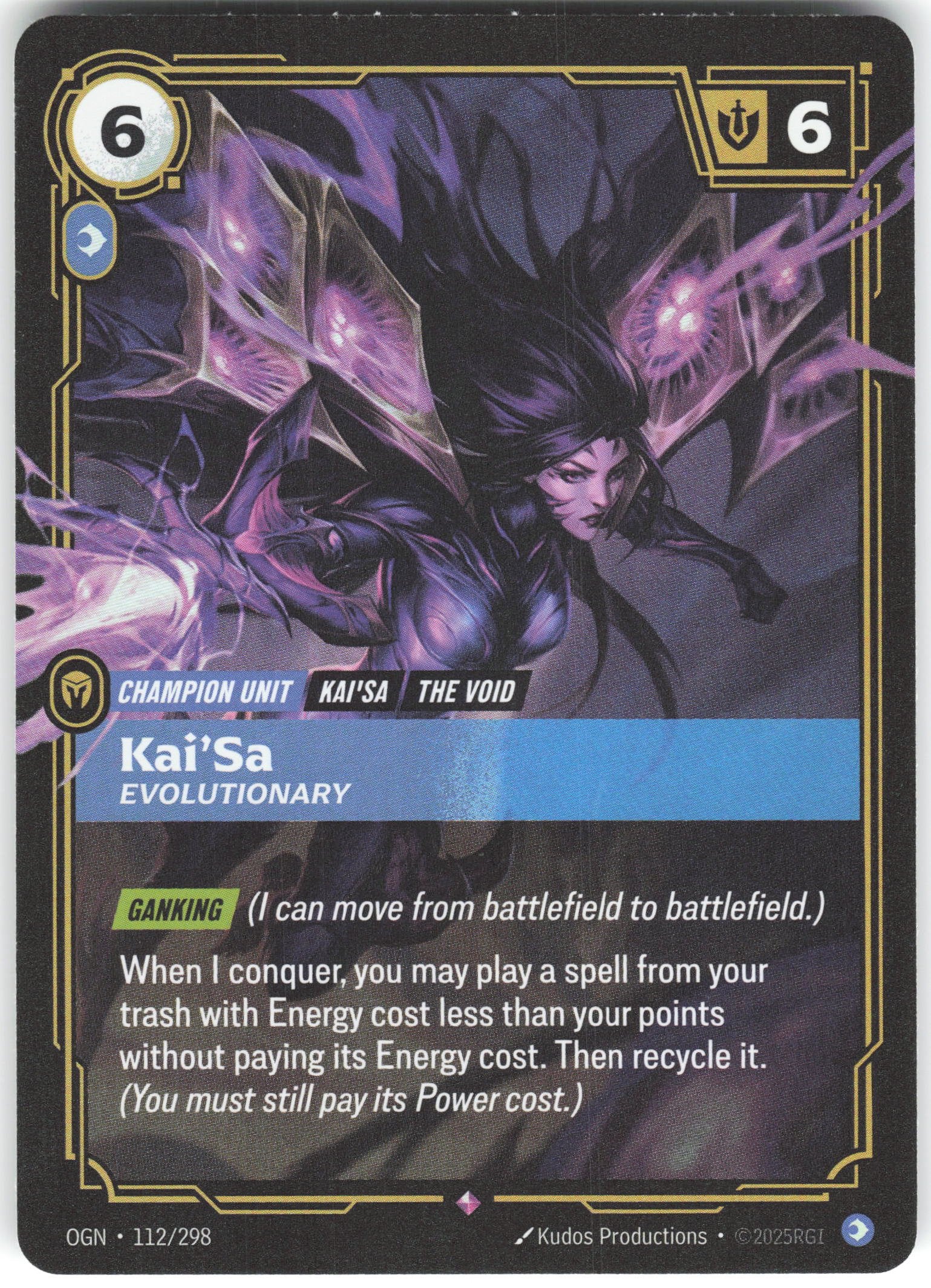 Kai'Sa - Evolutionary Rare Origins 112/298 NM