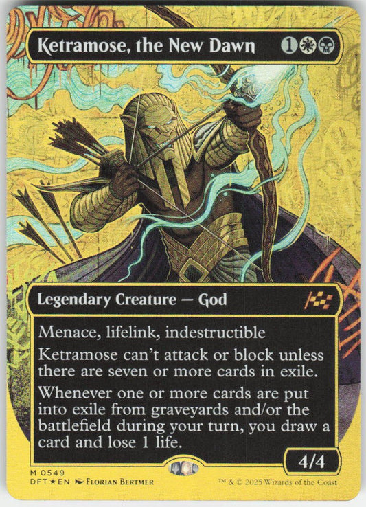 Ketramose, the New Dawn (Borderless) (First-Place Foil) M Aetherdrift 549 NM