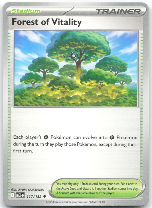Forest of Vitality Uncommon ME01: Mega Evolution 117/132 NM